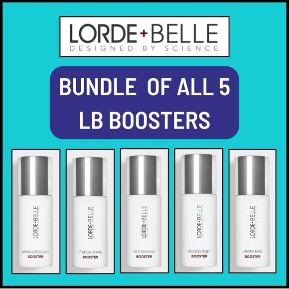NIB Lorde + Belle BOOSTER BUNDLE OF ALL 5: use with Repair Serum - MSRP $249 - Picture 1 of 13